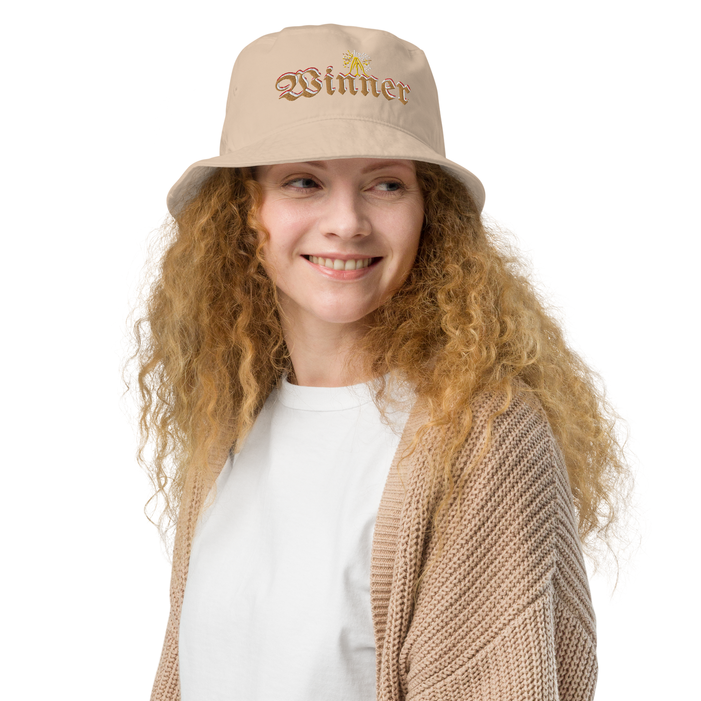 Winner "Believe it" bucket hat