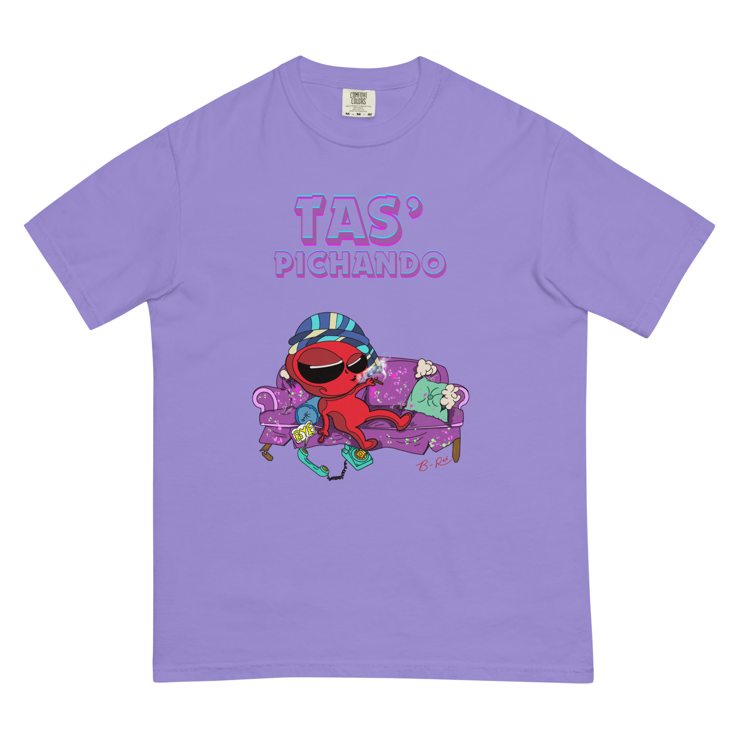 “Tas Pichando” Red Mascot T- Shirt (View Colors)