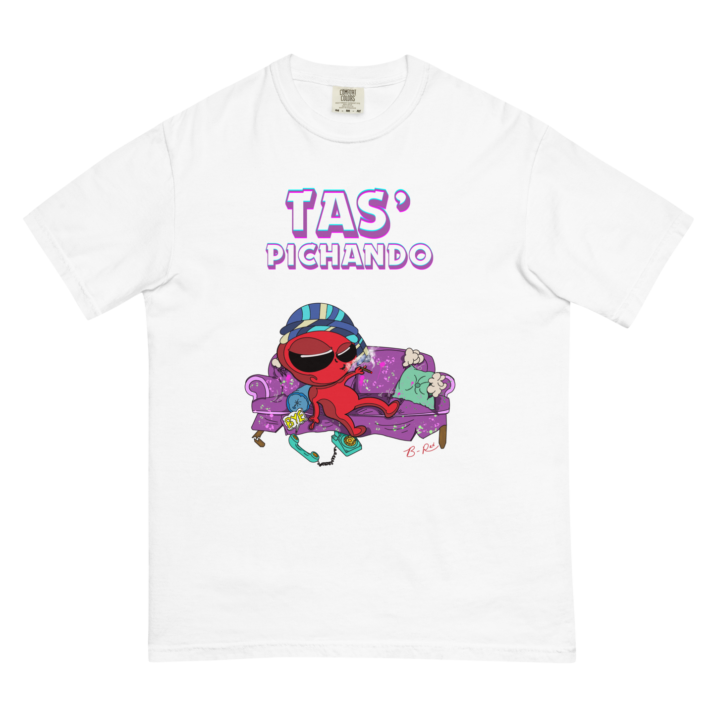 “Tas Pichando” Red Mascot T- Shirt (View Colors)